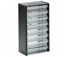 556-3 Small Parts Cabinet with 8 Clear Plastic Drawers