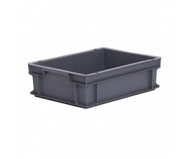 Grey Euro Container 120mm High with 11 Litre Capacity