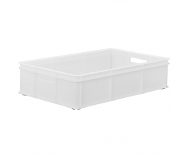 White Stacking Confectionery Tray Solid Sides And Base