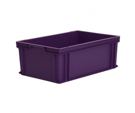 Purple Euro Stacking Container Box
