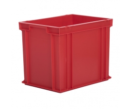 Red Euro Containers That Stack Securely