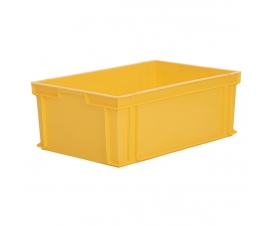 Yellow Plastic Stackable Euro Containers