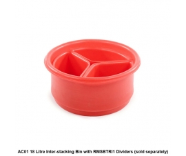 4 Gallon Stacking Tub with Dividers