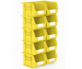 Yellow Plastic Linbins Size 6