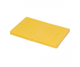 Yellow Folding Hinged Lid for Storage Boxes