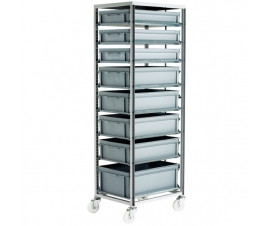 Adjustable Tray Rack with 10 trays