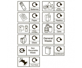 Recycling Bin Graphic Stickers