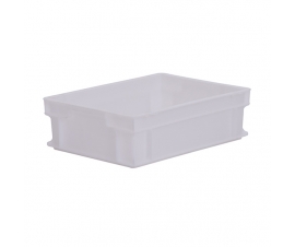White Plastic Euro Container 120mm High - Food Grade