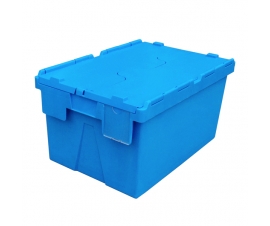 Clear Plastic Label Holder for 55 Litre Attached Lid Containers