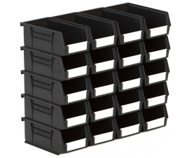 Size 3 Linbins in Black Recycled Plastic