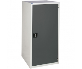Euroslide cabinet with 1 cupboard in grey
