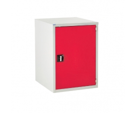 Euroslide cabinet with 1 cupboard in red