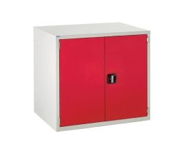 Euroslide cabinet with 1 cupboard in red