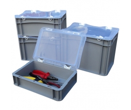 Range of Basicline Cases with Clear Lids