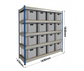 Shelving dimensions