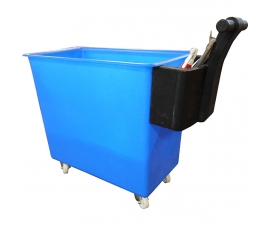 Black Handle on Blue Truck