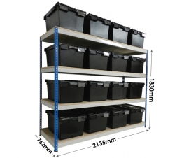 Shelving dimensions