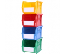 Stack of Coloured Size 3 Linbins