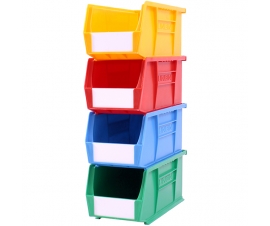 Stack of Coloured Size 5 Linbins