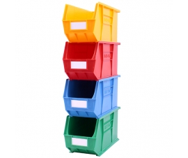 Stack of Size 9 Coloured Linbins