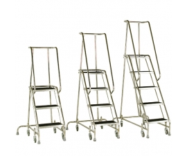 Stainless Steel Mobile Steps Group