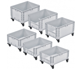 Basicline Containers Range with Wheels