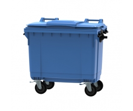 660 Litre Wheeled Bin in Blue