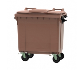 770 Litre Wheeled Bin in Brown