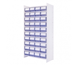 Delta Plus Shelving Bay A with Shelf Trays