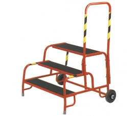 3 Tread Steps With Handrail