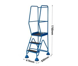 3 Tread Steps Dimensions