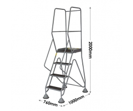 4 Tread Steps Dimensions