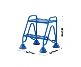 2 Tread Steps Dimensions