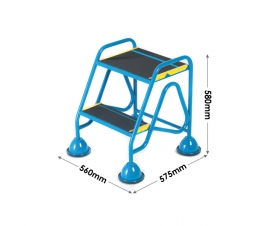 2 Tread Steps Dimensions