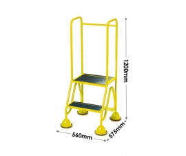 2 Tread Steps Dimensions