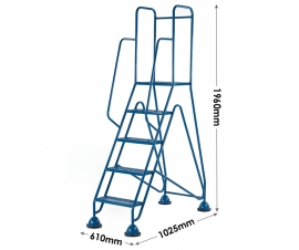 5 Tread Steps Dimensions
