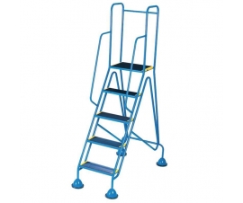 5 Tread Steps With Full Handrail