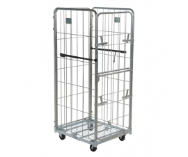 Roll Container with 4 Sides and Door