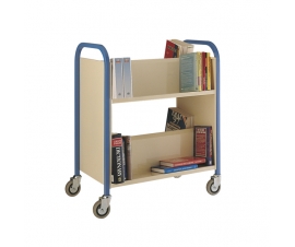 Double Sided Book Trolley
