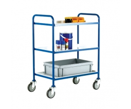 Three Tier Trolley With White Epoxy Trays