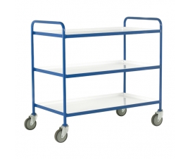 Three Tier Trolley With White Epoxy Trays