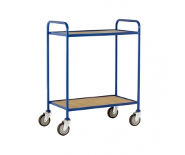 Two Tier Trolley With Fixed Ply Trays