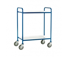 Two Tier Trolley With White Epoxy Trays