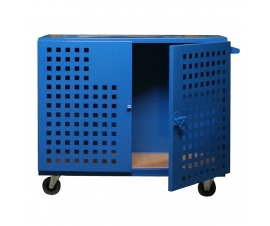 Mobile Storage Vault Cabinet Open