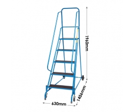 5 Tread Mobile Steps Dimensions