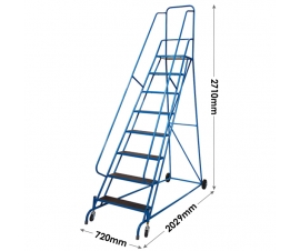 8 Tread Mobile Steps Dimensions