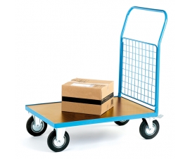 Platform Truck With A Single Mesh End