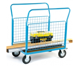 Platform Truck With 2 Mesh Sides