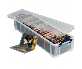 22 Litre Storage Box With DVDs