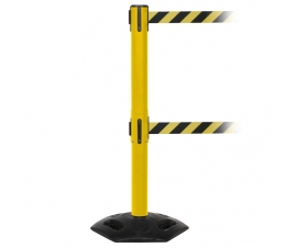 Yellow Post with Twin Chevron Belt